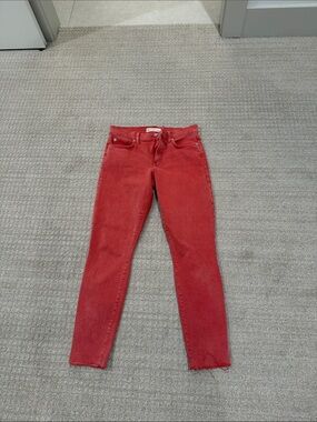 GAP Women's Red Skinny Jeans sz 28